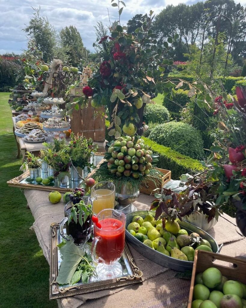 Garden party table - Zonta Christchurch