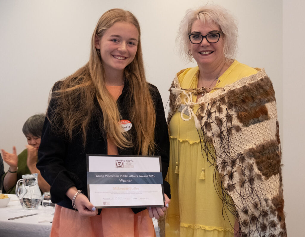 Mackenzie Butler - Young Wommen in Public Affairs Awards winner 2023